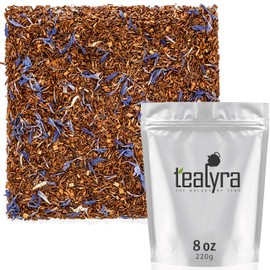 Tealyra - Rooibos Earl Grey - Caffeine-Free - Herbal Loose Leaf Tea - Red Bush Tea with Bergamot oil - Claming and Relaxing Blend - 220g (8-ounce)