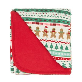 Little Sleepies Cloud Blanket - Viscose from Bamboo Blanket, Soft, Comfy, and Breathable Cooling Summer Blanket for Hot Sleepers, Lightweight Blankets, 50" x 50", Fair Isle, Large