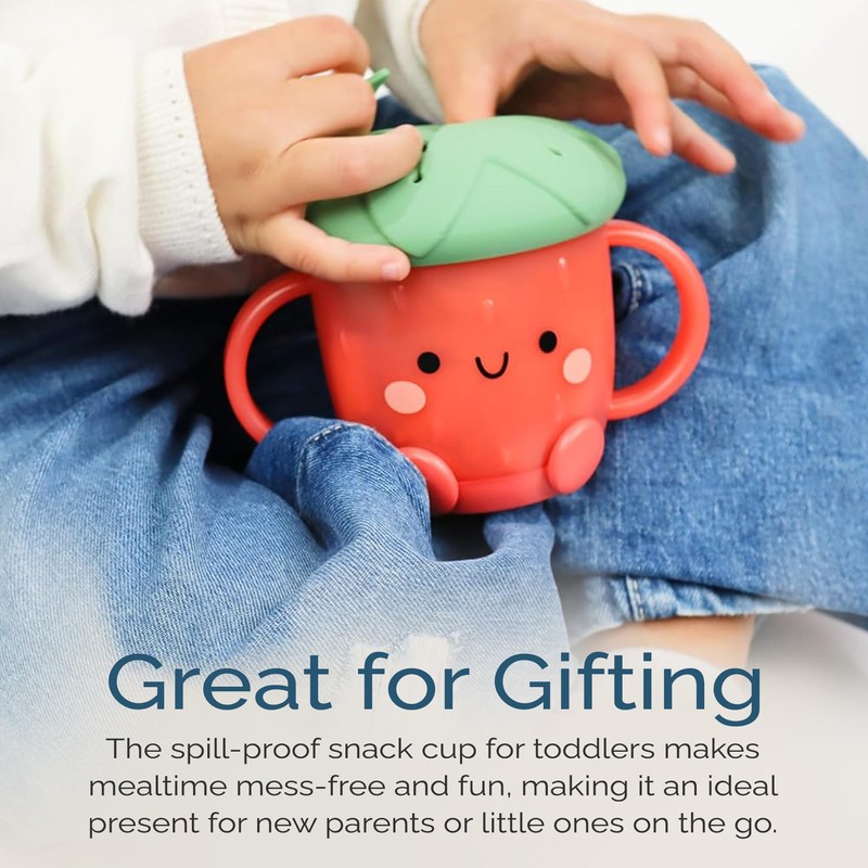 Itzy Ritzy Toddler Snack Cup - Spill-Proof Snack Cup for