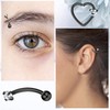 J-Style 10 Piece Set, Women's Helix Earrings, Eyebrow & Lips,