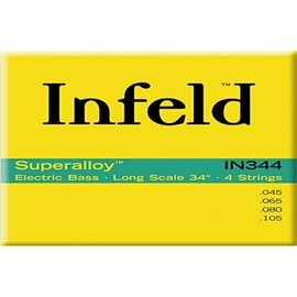 Thomastik-Infeld IN344 Bass Strings, 4-String Set, 34-Inch, IN344, Super Alloy Round Wound