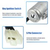 X AUTOHAUX Ignition Key Switch Steering Lock Cylinder W/Key 48700-01G25