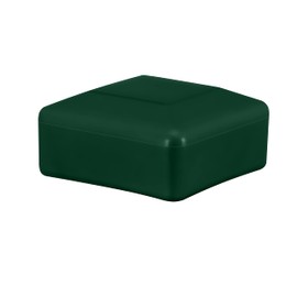Fence Post Cap 80 x 80 mm Pack of 5 Green Post Cap Square Fence Post Caps Fence Cover Plastic Lid Fence Caps 8 x 8 cm EMFA ®
