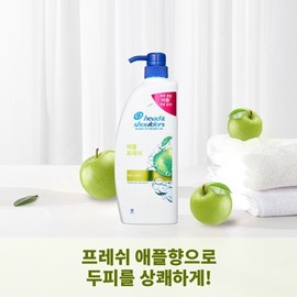 Head & Shoulders Apple Fresh Shampoo 850ml + Treatment 850ml / 헤드앤숄더 애플프래쉬 샴푸 850ml + 트리트먼트 850ml