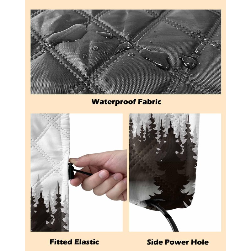 Dear Forest Indoor Air Conditioner Cover for Window Units, Double