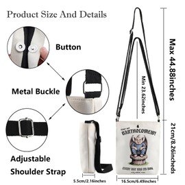 MYSOMY Fantasy Book Crossbody Bag Fear Not Everyday Had It's Dog Gifts Book Lover Umhängetasche, Barth Lomew Cb2, 111