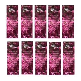Proverbs 31 Pink Happy Mother's Day to A Special Mom Glossy Full Color Christian Religious Bible Verse Bookmarks for Church Handouts Mothers Day Premium Thick Cardstock Made in USA Bulk 100 Count