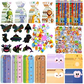 JALEBRO Stationery Party Favors for Kids, 24Pack Stationery Birthday Goodie Bags for Kids, Classroom Gifts for Students, End of Year Student Gifts,Birthday Goodie Bag Stuffers Gifts Rewards Prizes