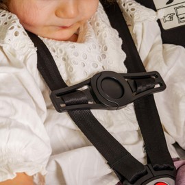 Abschnallschutz für Auto Kindersitz, 1 Stück, Schwarz, Brustgurt Sicherheitsclip für die meisten Autositze, Sicherheitsgurt Clip, Abschnallen Schutz, Gurtwächter Verschluss Kindersitz, Beltlock Stop