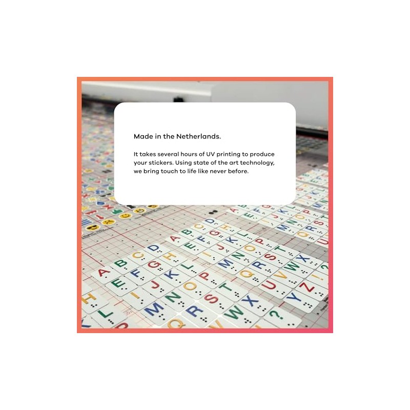Tactile Emoji Stickers - 24 Emotional Relief Stickers for Blind