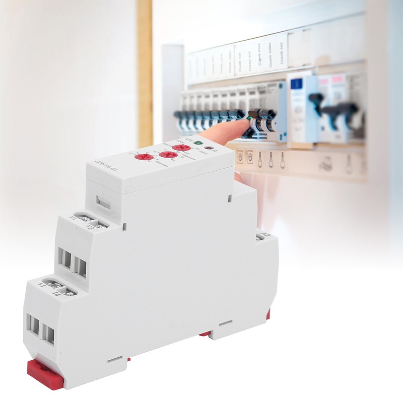 Temperature Control Relay LED Indicate High/Low Temperatures Monitor with Probe