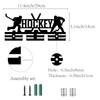 CREATCABIN Hockey Medal Holder Display Medal Hanger Rack Hockey Player