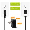Right Angle Adapter, Plugrand 2-Prong 90 Degree Downward Angled AC