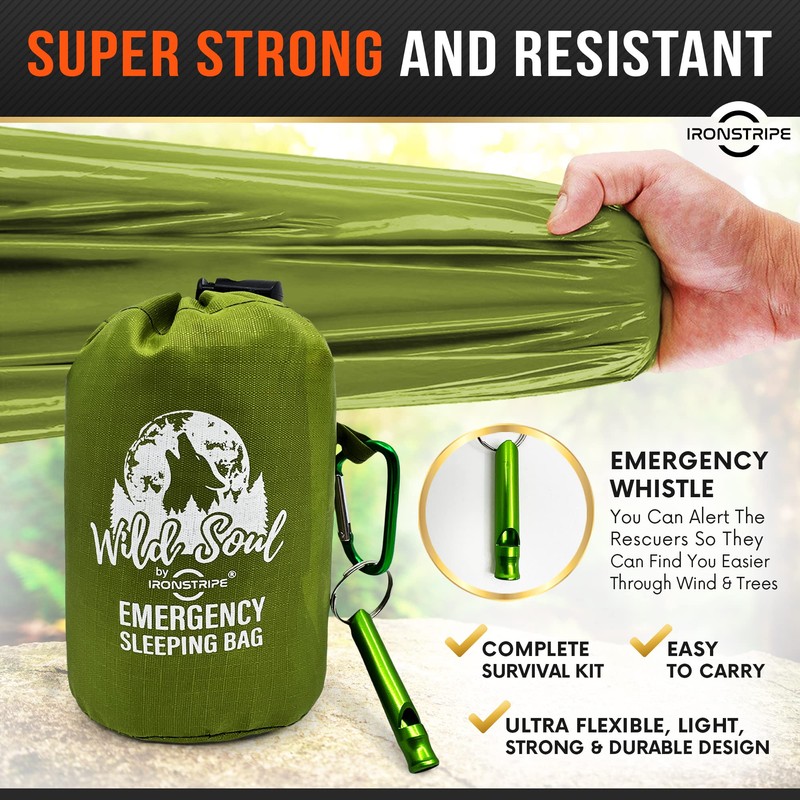 Ironstripe Bivy Sack Sleeping Bag Extra Large 94'' x 48''