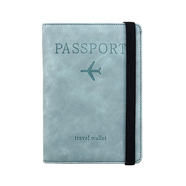 SZSL Passport Case, Skimming Prevention, Premium PU Leather, Multi-functional Storage