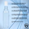 PET Bottles with Distop Cap, Transparent, Empty Plastic Travel Bottles