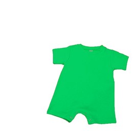 Monag Short Sleeve Romper (6-12M, Lime)