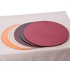 Nikalaz Round Placemat (1 piece), place mat 33 cm, Recycled