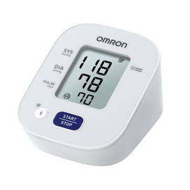 Omron HEM-7141T1 Bluetooth Blood Pressure Monitor – Upper Arm Automatic Cuff with IntelliSense, One-Touch Operation and Hypertension Indicator – 30 Memory Readings