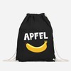 MoonWorks® Gym Bag Funny Print Apple Banana Joke Nonsens Gym