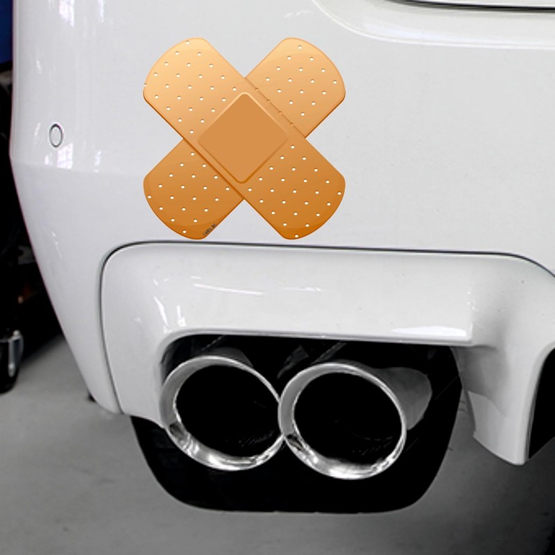 Car Scratch Bump or Blemish Plaster Vinyl Sticker to Cover
