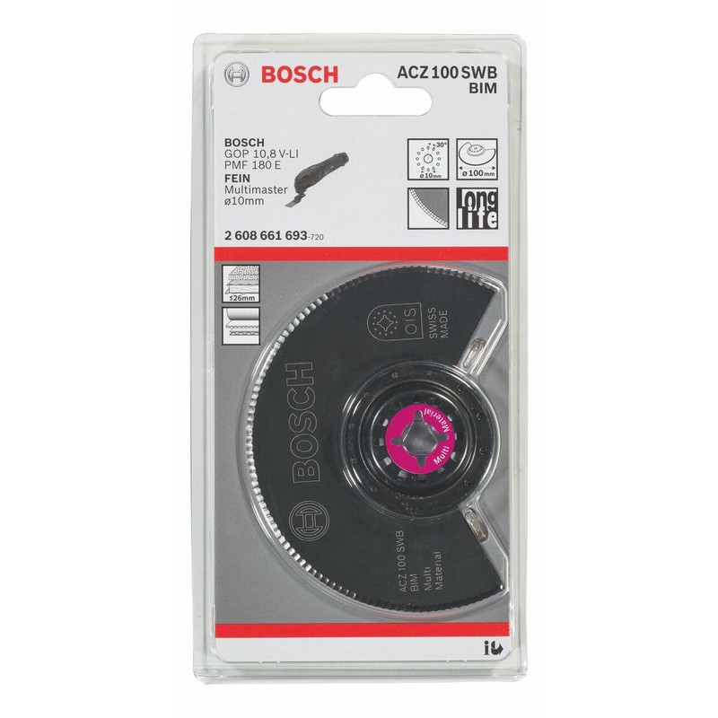 Bosch 2608661693 BIM serrated segment blade"ACZ 100 SWB"
