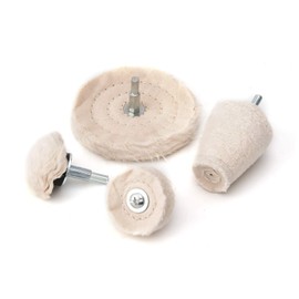 SHININGEYES Polishing Wheel Kit,4 Pack, 1/4" Hex Shafts, Compatible with Drills Tools, Pneumatic Electric Machines