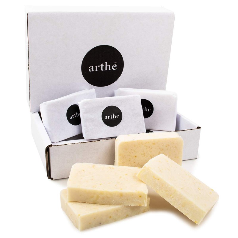 KIT DE 4 JABONES ARTESANALES DE CITRICOS Y VERBENA EN