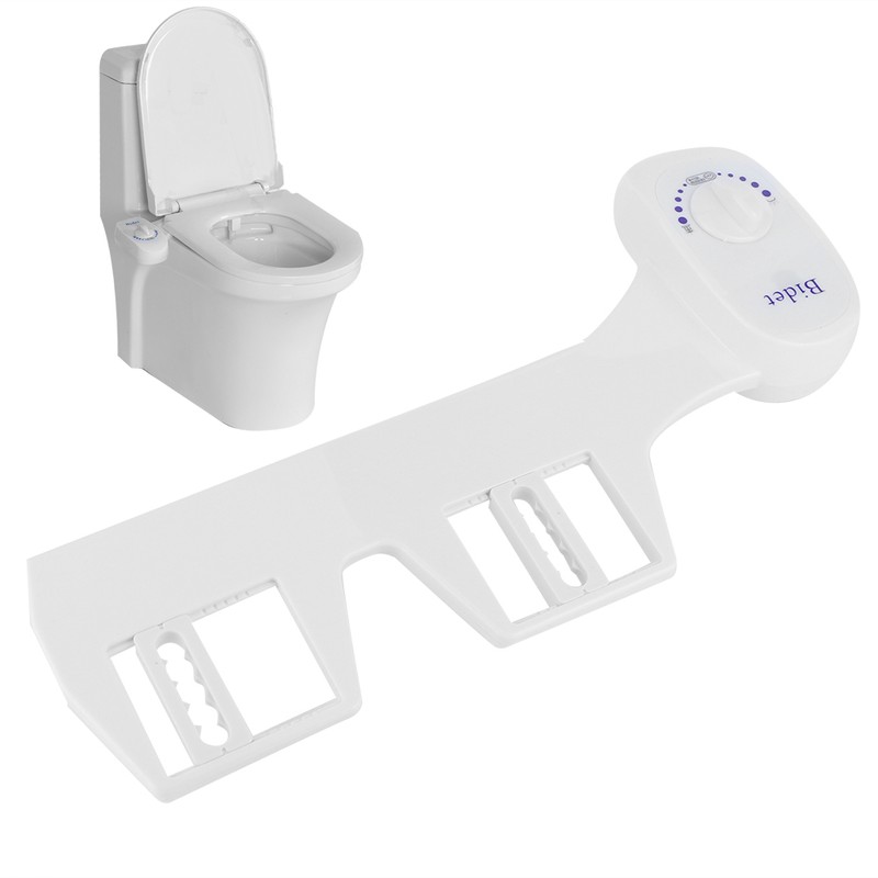 Non‑Electric Mechanical Toilet Bidet Sprayer Self Cleaning with Single Nozzle