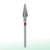 STALEKS PRO Expert Carbide Nail Drill Bit (Cone, Red, 6mm