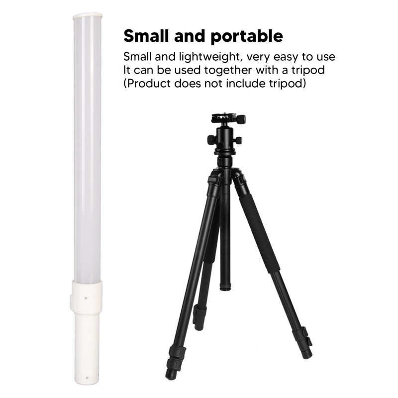 LED Photography Light Stick Handheld 8W 800lm 5 Levels Color