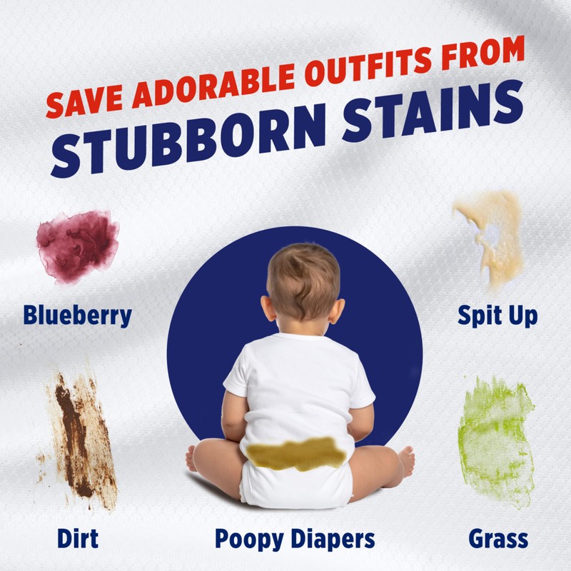 OxiClean Max Force Laundry Stain Remover Spray, Newborn & Baby