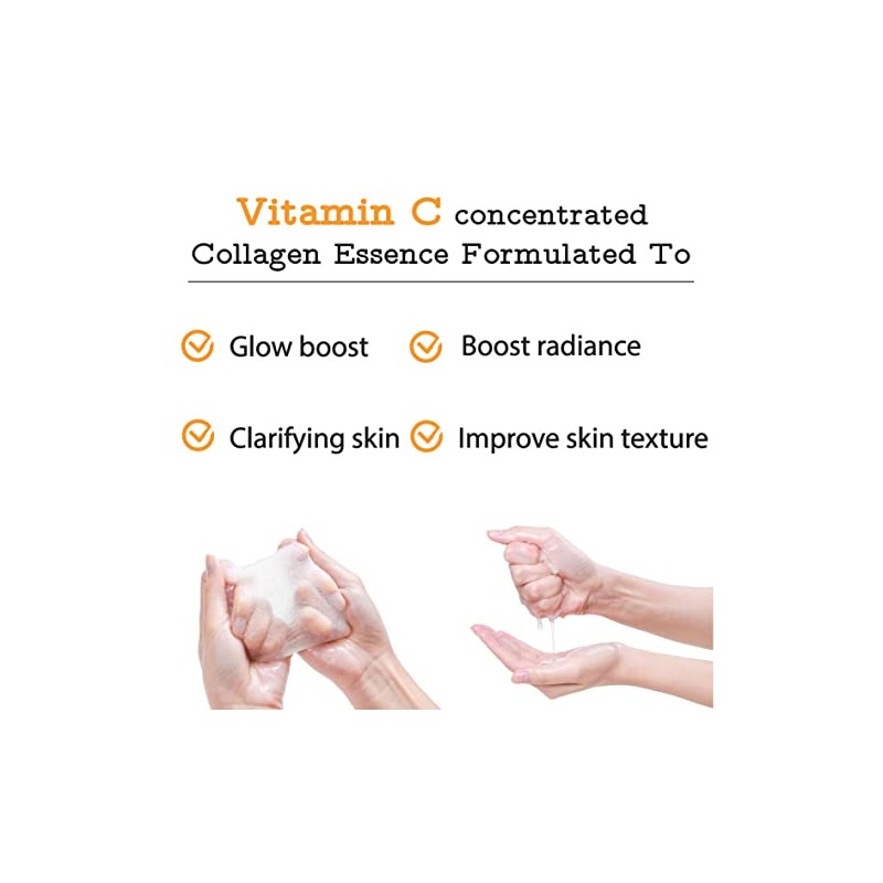 MEAROSA Collagen Essence Face Mask Sheet Mask Anti-aging Skin Care
