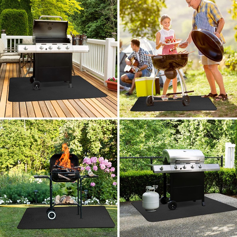 Fire Pit Mat, 36 x 48 inches Under Grill Mat