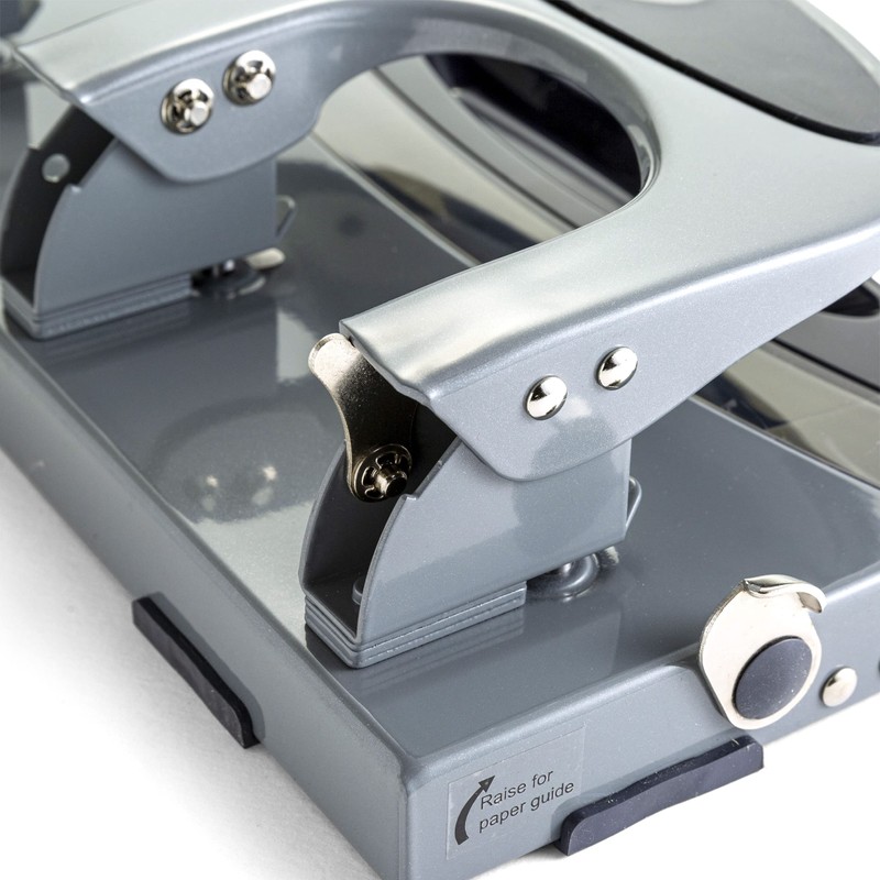 Officemate Deluxe 3-Hole Punch, Heavy Duty, with Chip Drawer, 45