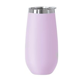 Oggi Thermo Vacuum Insulated Flute-6 oz, Lavender, 6 Ounce