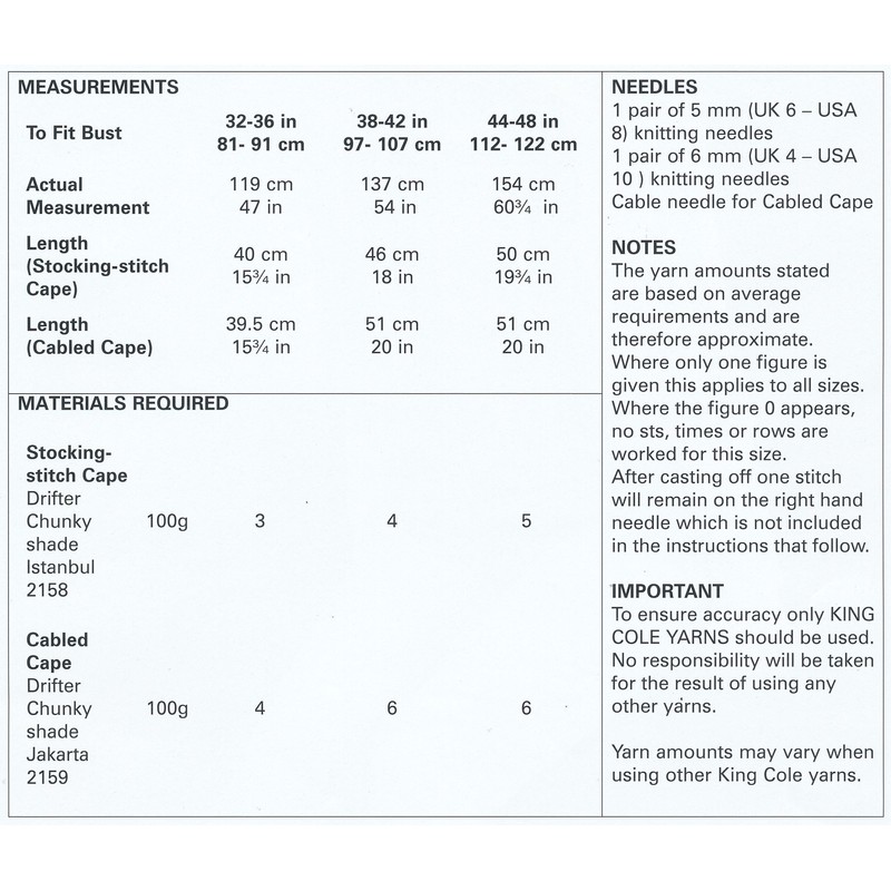 King Cole Ladies Chunky Knitting Pattern - Easy Knit Stocking