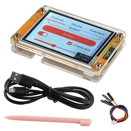 DIYmalls 2.8" ESP32-2432S028R ESP32 Display Resistive Touchscreen 240x320 TFT LCD Module ESP 32 Development Board + Acrylic Case for Arduino IDE