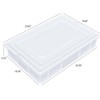Dehouse 4-Pack Commercial Pizza Dough Proofing Box Tray with lid,