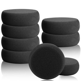 6 Pcs Pottery Sponges, Round Painting Sponge 3inch Black Artist Sponges Craft Clay Sponge Watercolor Sponges for Face Painting Pottery Ceramics Art Crafts