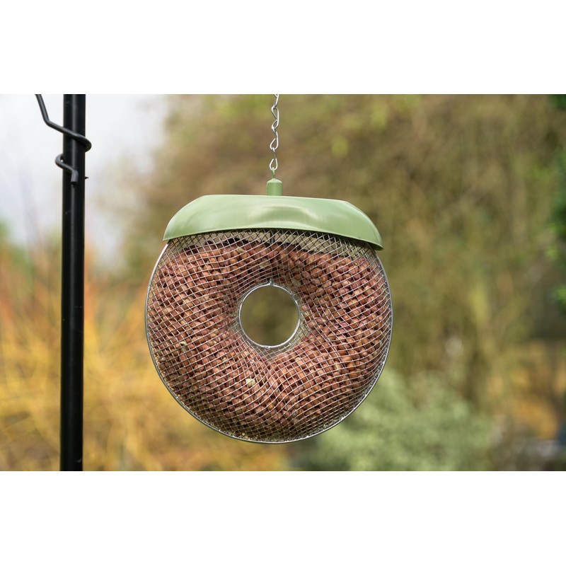 Johnston & Jeff Miami Peanut Doughnut 22cm Metal Wild Bird