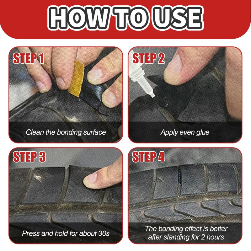 Tire Repair Glue, Rubber Cement Tire Repair, RC Tire Glue,