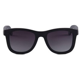 Bexxwell Handmade Brown or Black Real Wood Sunglasses, UV Protection, Polarising, Includes Microfibre Cleaning Cloth, Pouch and Box (Wood, Wood), black