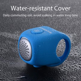 ROCKBROS Electra Bike Bell 90dB Electric Cycling Bells Horn Loud Bicycle Horns Water-Resistant 3 Sound Modes Bike Bells