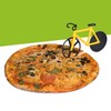 Pizza Cutter in Bicycle Design Yellow / Black 18 x