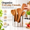 2-in-1 Utensil Rest for Kitchen Counter – Stainless Steel Spoon