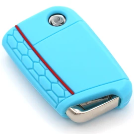 VB Key Case for 3-Button Car Key Silicon Cover Key Cover Protective Cover