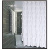 Flamenco Ruffle Shower Curtain (White)