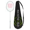 Wilson Reaction Badminton Racket & Racketworld Premium Badminton Carry Case