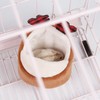 ABLAZEZAI Hamster Bed, Mini Small Animals Soft Warm Nest, Small